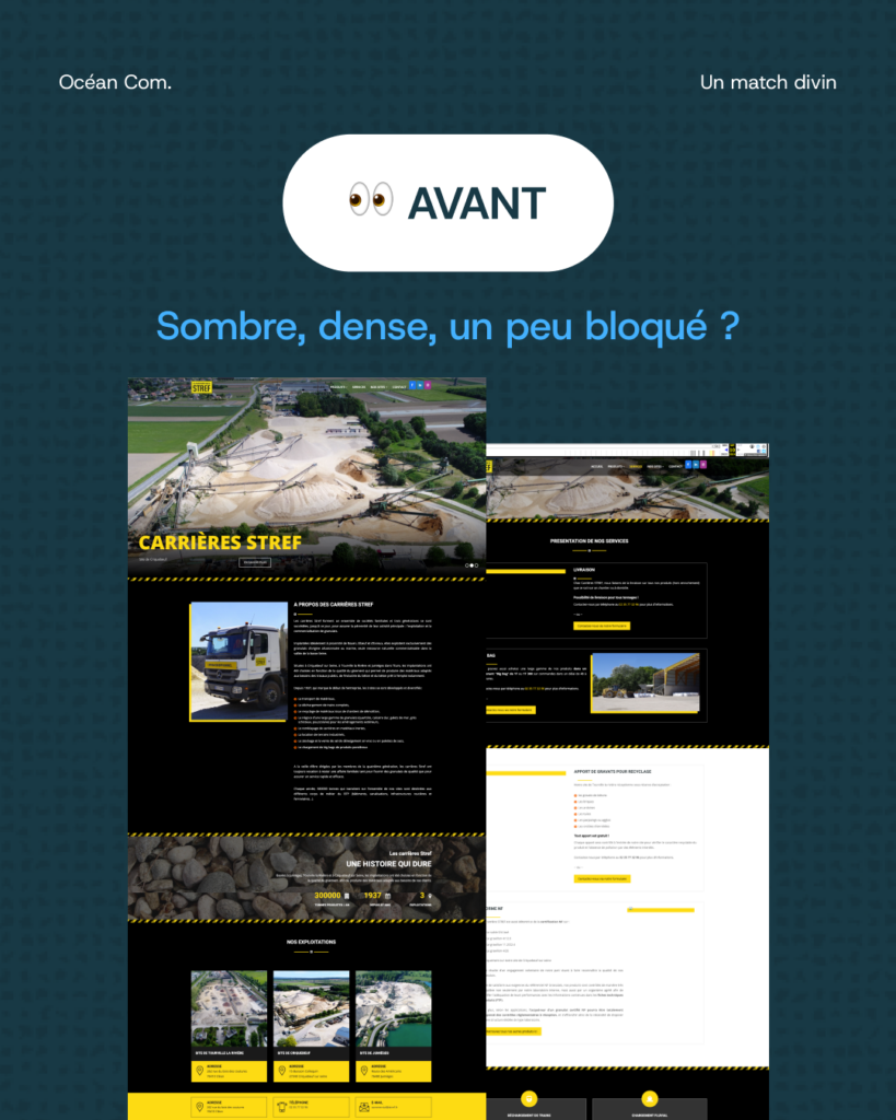 refonte site industriel - streF
