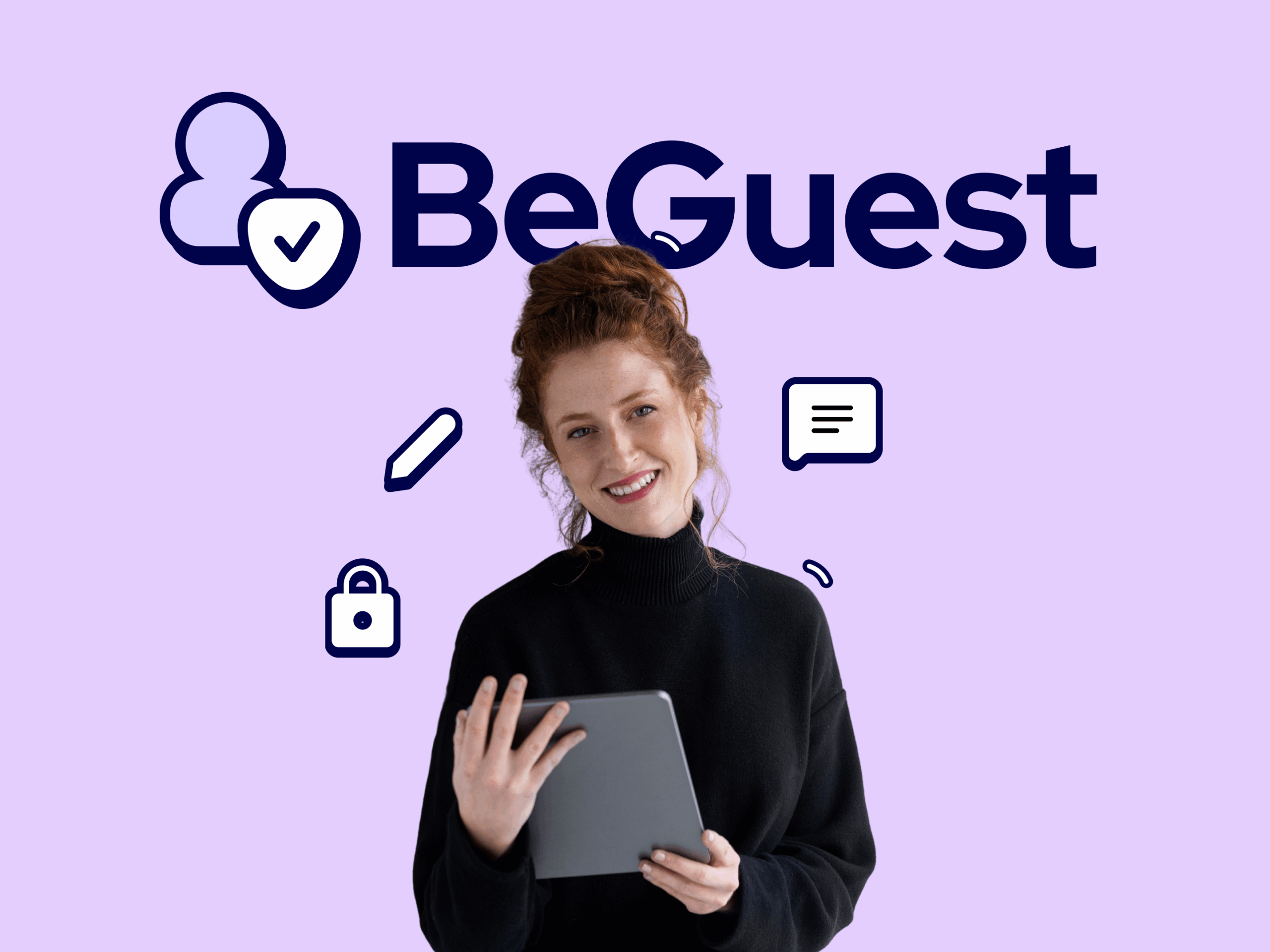 identité visuelle logiciel d'accueil - BeGuest
